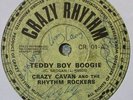 CRAZY  CAVAN  TEDDY BOY  BOOGIE  SIGNED LABEL