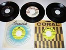 5 Vintage 45 Records, Spidells,Johnny Jones,Luther Roth