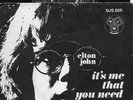 RARE ELTON JOHN PIC SLEEVE 7