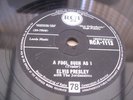 ELVIS PRESLEY A FOOL SUCH AS I RARE 78 RPM RECORD 1959