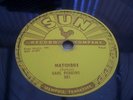 CARL PERKINS MATCHBOX VERY RARE SUN 78 RPM RECORD