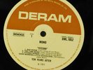 Ten Years After SSSSHH UK DERAM MONO FIRST 1969 EX/EX
