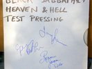 BLACK SABBATH/DIO - rare signed UK 