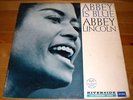 ABBEY LINCOLN IS BLUE KENNY DORHAM ORIG US RIVERSIDE