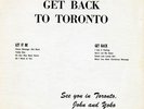 THE BEATLES GET BACK TO TORONTO NO TMOQ JOHN YOKO