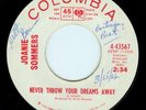 NEVER THROW UR DREAMS AWAY - Joanie Sommers, rare Promo
