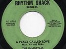 Rare Reggae 45 - The Immortals - A Place Called Love