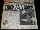 Jethro Tull RARE LP Thick as a Brick w/ NEWSPAPER Cover