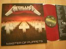 METALLICA - master of puppets LP * rec. 1986  RED VINYL