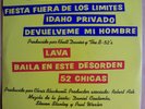 THE B-52'S PARTY MIX DIFF BACK COVER URUGUAY PROMO LP