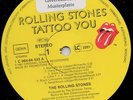 Deutsche 1C Rolling Stones Tattoo You MUSTER LP Mint-
