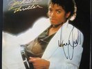 MICHAEL JACKSON HAND SIGNED THRILLER LP *RARE*