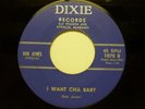 BOB JONES ROCKABILLY DIXIE LBL  I WANT CHA BABY LISTEN