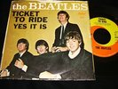 THE BEATLES TICKET TO RIDE 45 & PS SLEEVE WEST COAST