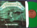 Metallica - Ride the Lightning LP, green,Bernet Records