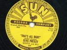 Elvis Presley on Sun#209 - 1954