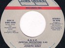 MODERN SOUL JOSEPH GRAY R.S.V.P. RARE ISSUE LISTEN