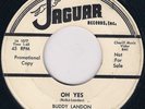 ROCKABILLY 45 BUDDY LANDON OH YES JAGUAR DJ COPY LISTEN