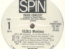 10,000 Maniacs Spin Radio Promo LP Live Daytona FL 1986