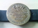 ELVIS PRESLEY  GOOD ROCKIN TONIGHT  BRASS BELT  BUCKLE