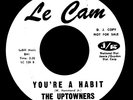 THE UPTOWNERS - YOU'RE A HABIT Soul Popcorn 45 DJ HEAR