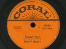 BUDDY HOLLY PEGGY SUE / EVERYDAY CORAL 61885 78 RPM REC