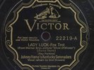78 VICTOR 22219 JOHNNY HAMP LADY LUCK / HIGH HATTERS