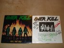 OVERKILL Feel The Fire RARE VINYL LP SIGNED pantera sod