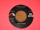 Elvis Presley That's All Right Rare Gold STD 45 DOS 