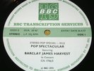 BARCLAY JAMES HARVEST 1973   BBC Transcription prog
