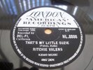 RITCHIE VALENS THAT'S MY LITTLE SUZIE 78 RPM RECORD