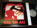 Metallica 80s ROCK METAL LP Kill Em All ORIGINAL USA