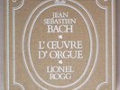 Lionel ROGG / Bach Organ works - coffret EMI 20 LP box