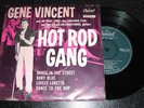 GENE VINCENT  RARE EP   HOT ROD GANG  CAPITOL  VG CON