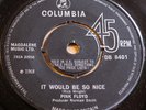 PINK FLOYD It Would Be So Nice  ORIGINAL 7