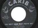 LISTEN- Rare Teen 45- Tony Seymour- You Don't Know What