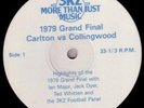 AFL CARLTON V COLLINGWOOD 79 Grand Final LP Record 3KZ