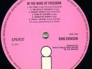 King Crimson Wake Of Poseidon LP UK pink Island A1/B1