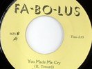 rare Northern Soul 45 ROBERT TENARD you made me cry