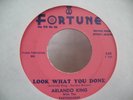 ARLANDO KING SMOKIN DETROIT R&B 45 FORTUNE 549 HEAR IT