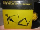 MILES DAVIS Relaxin' LP Prestige NJ DG RVG