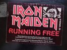 IRON MAIDEN RUNNING FREE PROMO USA DOUBLE SIDED RARE