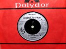JOHN LENNON Borrowed Time 7 UK DEMO DJ 45 BEATLES PROMO