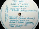 The Who LIVE AT LEEDS UK LP 1ST RARE BLACK STAMP NM