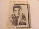 ELVIS PRESLEY RARE SHEET MUSIC WHEN MY BLUE MOON TURNS