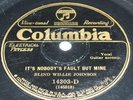 BLIND WILLIE JOHNSON 78 rpm COLUMBIA 14303 prewar blues