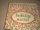 µ102) Don Patterson - Holiday Soul - USA / Christmas LP