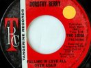 rare Soul 45 DOROTHY BERRY falling in love TANGERINE