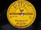 Jerry Lee Lewis Great Balls of Fire SUN 277 78 rpm