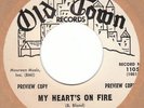 BILLY BLAND My Hearts On Fire RARE SOUL POPCORN 45 Hear